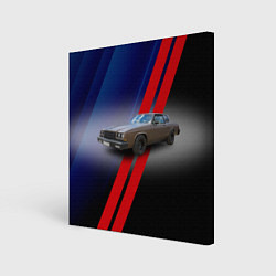 Холст квадратный Американский автомобиль 1980 года Buick LeSabre, цвет: 3D-принт
