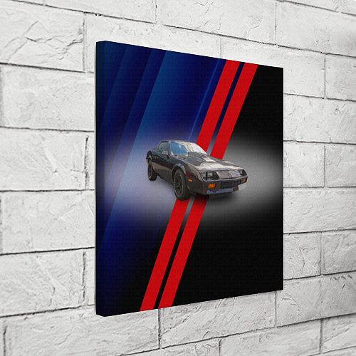 Картина квадратная Американский маслкар Chevrolet Camaro 1983 года / 3D-принт – фото 3