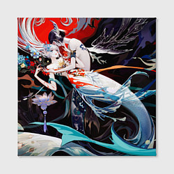 Холст квадратный Шань гуй ю яо, цвет: 3D-принт — фото 2