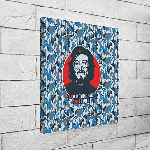 Картина квадратная Егор Летов - Че Гевара / 3D-принт – фото 3