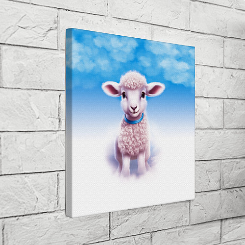 Картина квадратная Ягнёнок / 3D-принт – фото 3