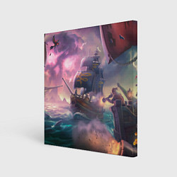 Холст квадратный Магия Sea of Thieves, цвет: 3D-принт