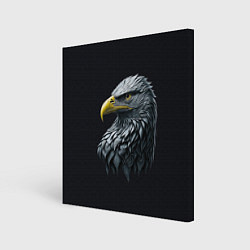 Холст квадратный Орёл от нейросети, цвет: 3D-принт