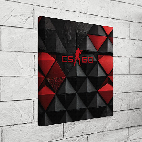 Картина квадратная CS GO abstract texture / 3D-принт – фото 3