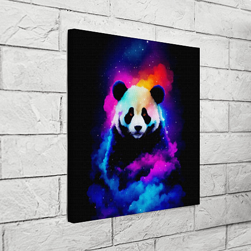 Картина квадратная Панда и краски / 3D-принт – фото 3