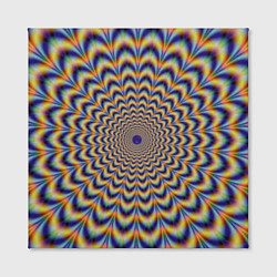 Холст квадратный Гипнотический рисунок, цвет: 3D-принт — фото 2