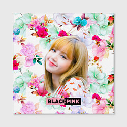 Холст квадратный Blackpink Lisa, цвет: 3D-принт — фото 2
