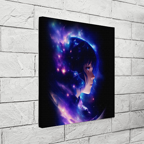 Картина квадратная Космическая женщина / 3D-принт – фото 3