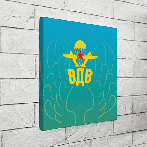 Картина квадратная ВДВ вперед / 3D-принт – фото 3