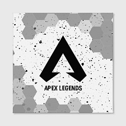Холст квадратный Apex Legends glitch на светлом фоне, цвет: 3D-принт — фото 2