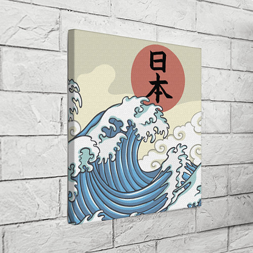 Картина квадратная Япония море / 3D-принт – фото 3