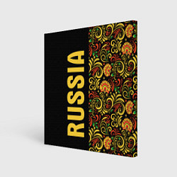 Холст квадратный Russia хохлома, цвет: 3D-принт