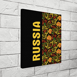 Холст квадратный Russia хохлома, цвет: 3D-принт — фото 2