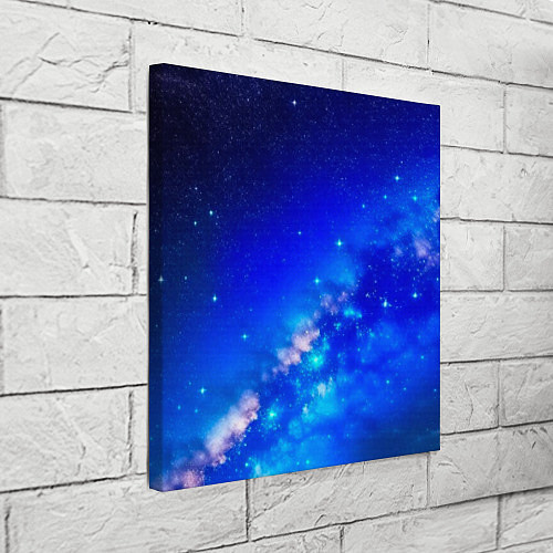 Картина квадратная Космос млечный путь / 3D-принт – фото 3