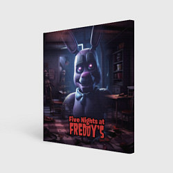 Холст квадратный Five Nights at Freddys Bonnie, цвет: 3D-принт