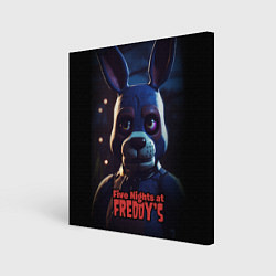 Холст квадратный Five Nights at Freddys Bonnie, цвет: 3D-принт