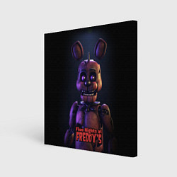 Холст квадратный Five Nights at Freddys Bonnie, цвет: 3D-принт