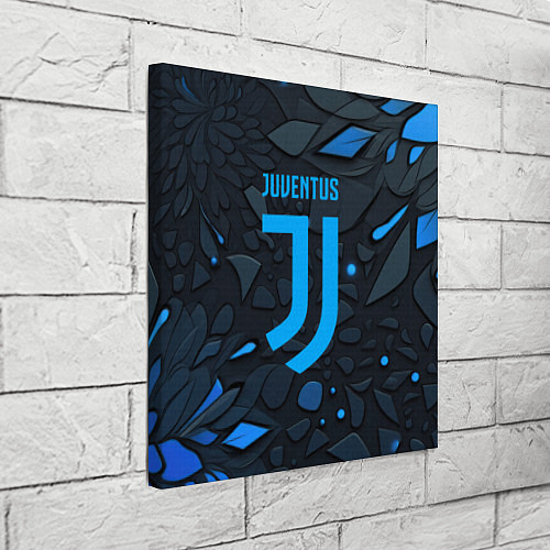 Картина квадратная Juventus blue logo / 3D-принт – фото 3