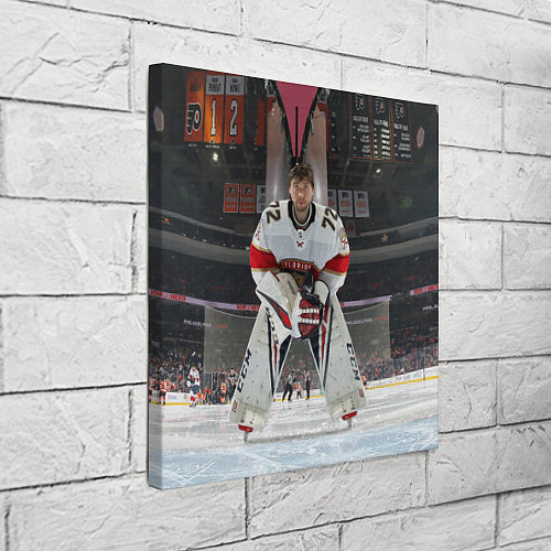 Картина квадратная Sergey Bobrovsky - Florida panthers - hockey / 3D-принт – фото 3