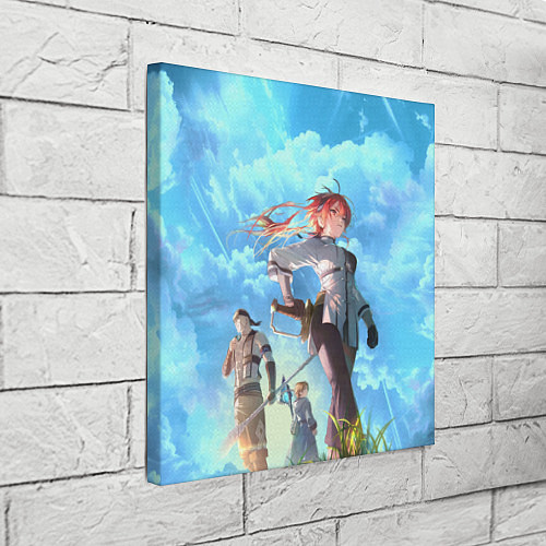 Картина квадратная Реинкарнация безработного - персонажи / 3D-принт – фото 3