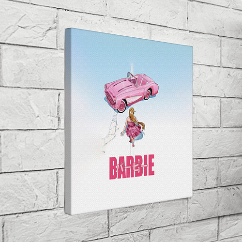 Картина квадратная Барби на дороге / 3D-принт – фото 3