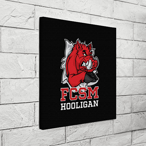 Картина квадратная FCSM hooligan / 3D-принт – фото 3