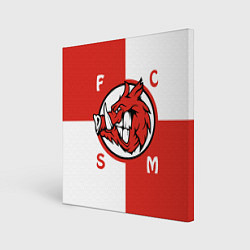 Холст квадратный FCSM мясо, цвет: 3D-принт
