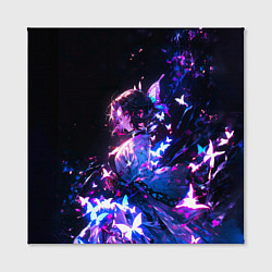 Холст квадратный Прекрасная Шинобу - Клинок демонов, цвет: 3D-принт — фото 2