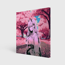 Холст квадратный Пауэр - Человек бензопила, цвет: 3D-принт