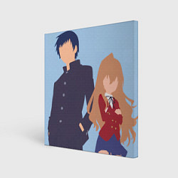 Холст квадратный Toradora Тайга Рюдзи, цвет: 3D-принт