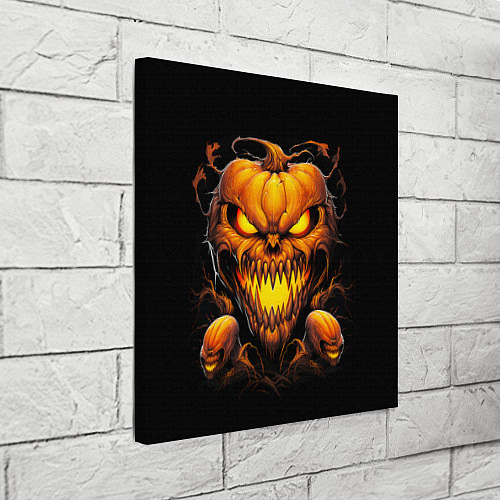 Картина квадратная Evil pumpkin / 3D-принт – фото 3