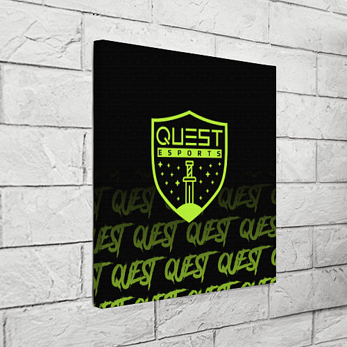 Картина квадратная Quest esports / 3D-принт – фото 3