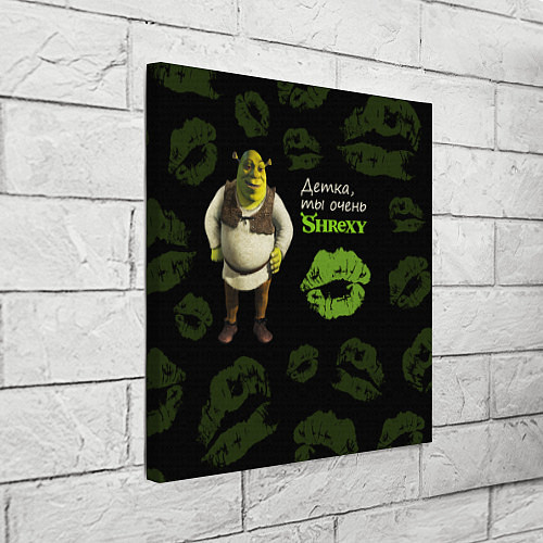 Картина квадратная Shrexy Shrek / 3D-принт – фото 3