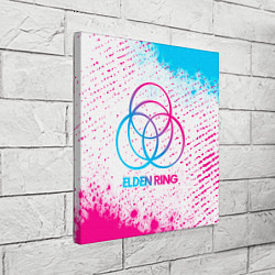 Холст квадратный Elden Ring neon gradient style, цвет: 3D-принт — фото 2