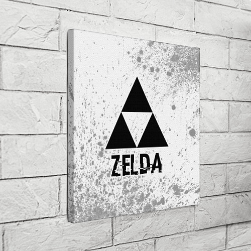 Картина квадратная Zelda glitch на светлом фоне / 3D-принт – фото 3