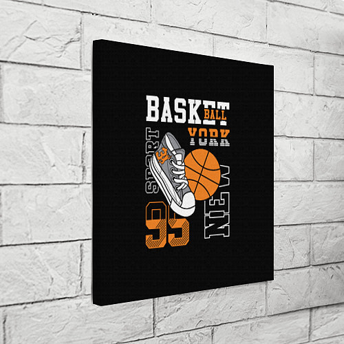 Картина квадратная Basketball New York / 3D-принт – фото 3