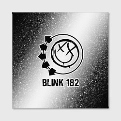 Холст квадратный Blink 182 glitch на светлом фоне, цвет: 3D-принт — фото 2