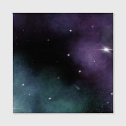 Холст квадратный Космос и звезды на темном фоне, цвет: 3D-принт — фото 2
