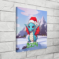 Холст квадратный Символ года дракон 2024, цвет: 3D-принт — фото 2
