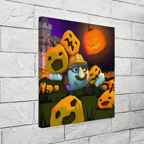 Картина квадратная Гарибальди Хэллоуин / 3D-принт – фото 3