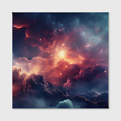 Холст квадратный Космические облака, цвет: 3D-принт — фото 2