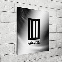 Холст квадратный Paramore glitch на светлом фоне, цвет: 3D-принт — фото 2