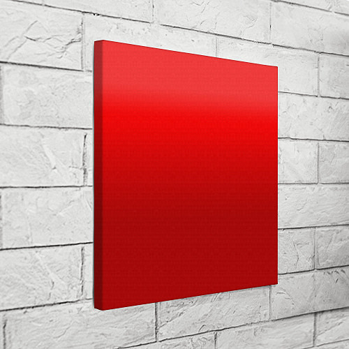 Картина квадратная Кроваво-красный градиент / 3D-принт – фото 3