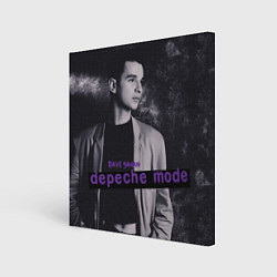Холст квадратный Depeche Mode Dave Gahan noir3, цвет: 3D-принт