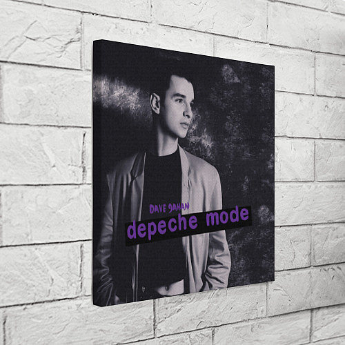 Картина квадратная Depeche Mode Dave Gahan noir3 / 3D-принт – фото 3