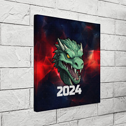 Холст квадратный Злой дракон 2024, цвет: 3D-принт — фото 2