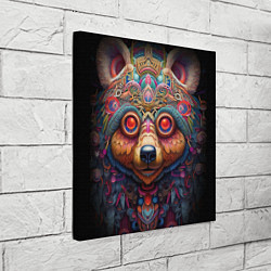 Холст квадратный Фэнтази медведь, цвет: 3D-принт — фото 2