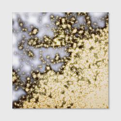Холст квадратный Магический серо-золотой, цвет: 3D-принт — фото 2