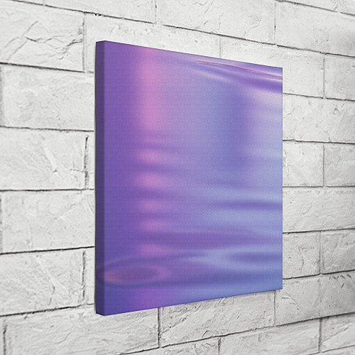 Картина квадратная Неоновая поверхность воды / 3D-принт – фото 3