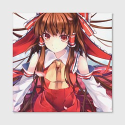 Холст квадратный Touhou Project Рейму Cute, цвет: 3D-принт — фото 2